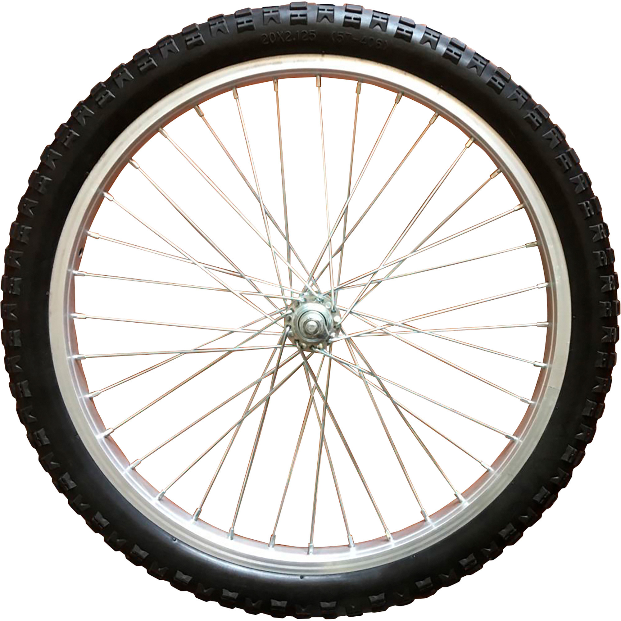 Ironton 20in. Solid Rubber Spoked Wheel